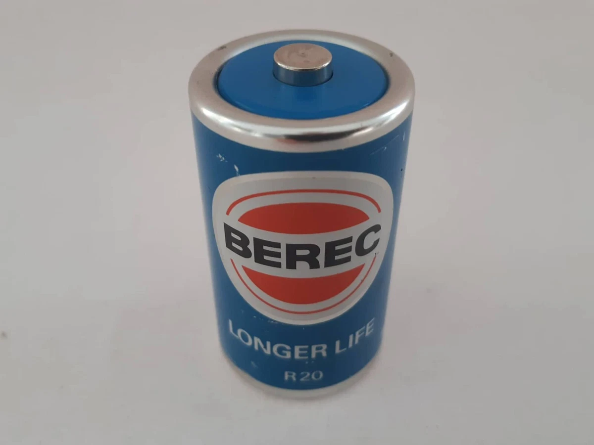 Patent Mild forlænge Vintage battery BEREC with longerU2 R20 life 1.5V Size D made in England used | eBay Patent Mild forlænge Vintage battery BEREC with longerU2 R20 life 1.5V Size D made in England used | eBay