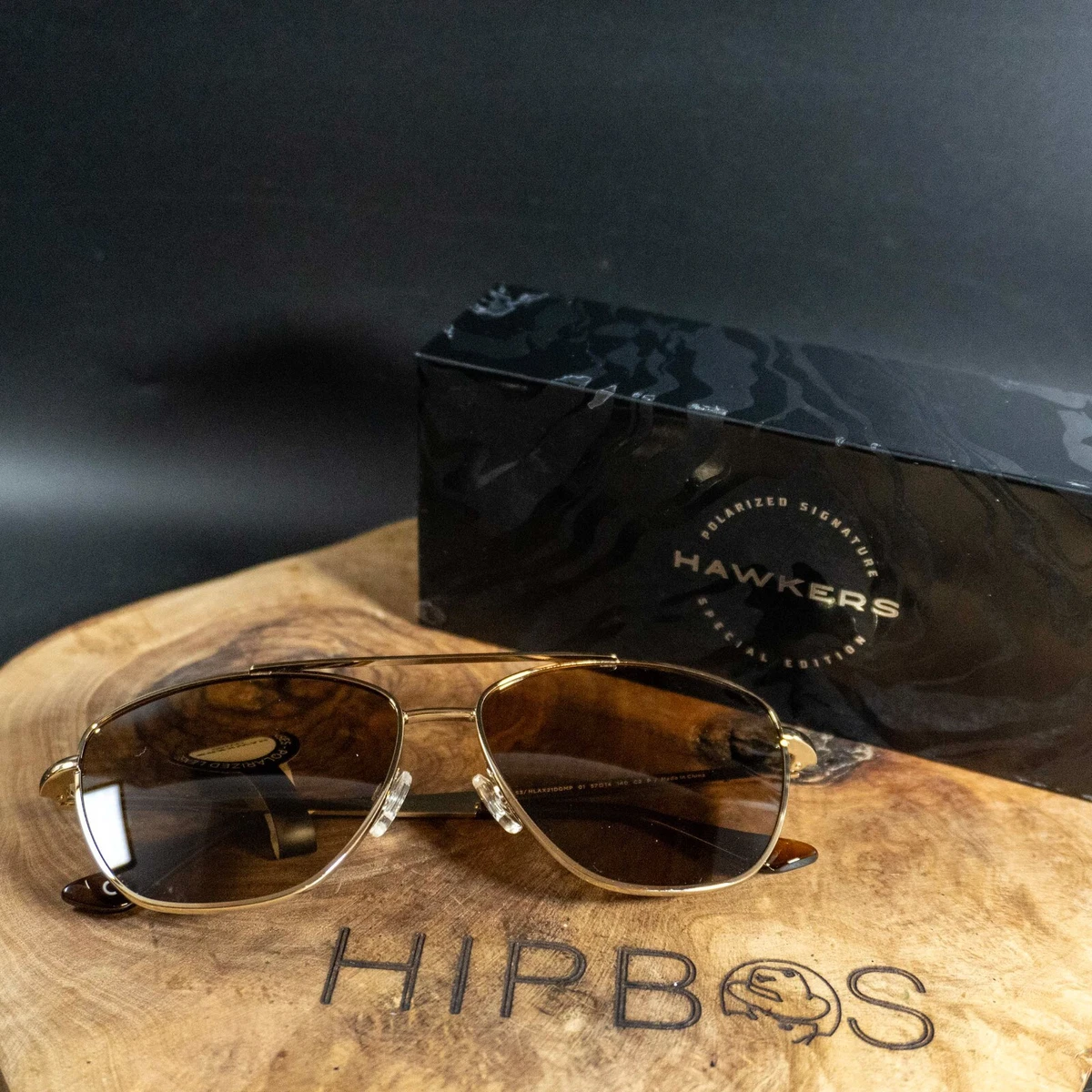 Hawkers Mens Womens Sunglasses Lax Sunglasses Gold Metal Frame S3 HLAX21DDMP