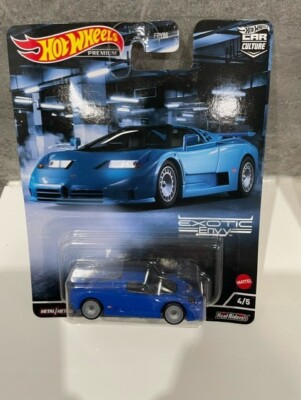 HOTWHEELS 2021 CAR CULTURE EXOTIC ENVY 94 BUGATTI EB110  ALLOYS RUBBER TYRES ,,