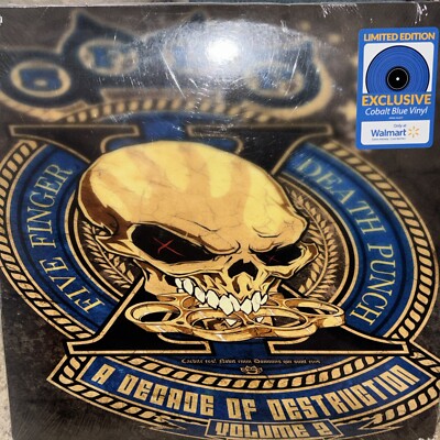 Five Finger Death Punch - A Decade Of Destruction Vol 2 - 2LP Blue Vinyl Record