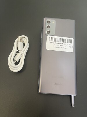 Samsung Galaxy Note20 5G SM-N981U - 128GB - Mystic Gray (Unlocked