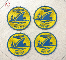 4pcs LANDSHARK YL Rubber drip mat Bar Coaster...