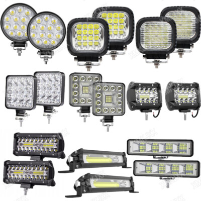 LED Arbeitsscheinwerfer 2X Rückfahrscheinwerfer Scheinwerfer 12V/24V DHL