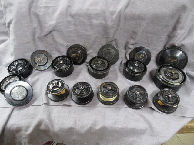 Lot of Eleven  Vintage  Mitchell Spare Spools