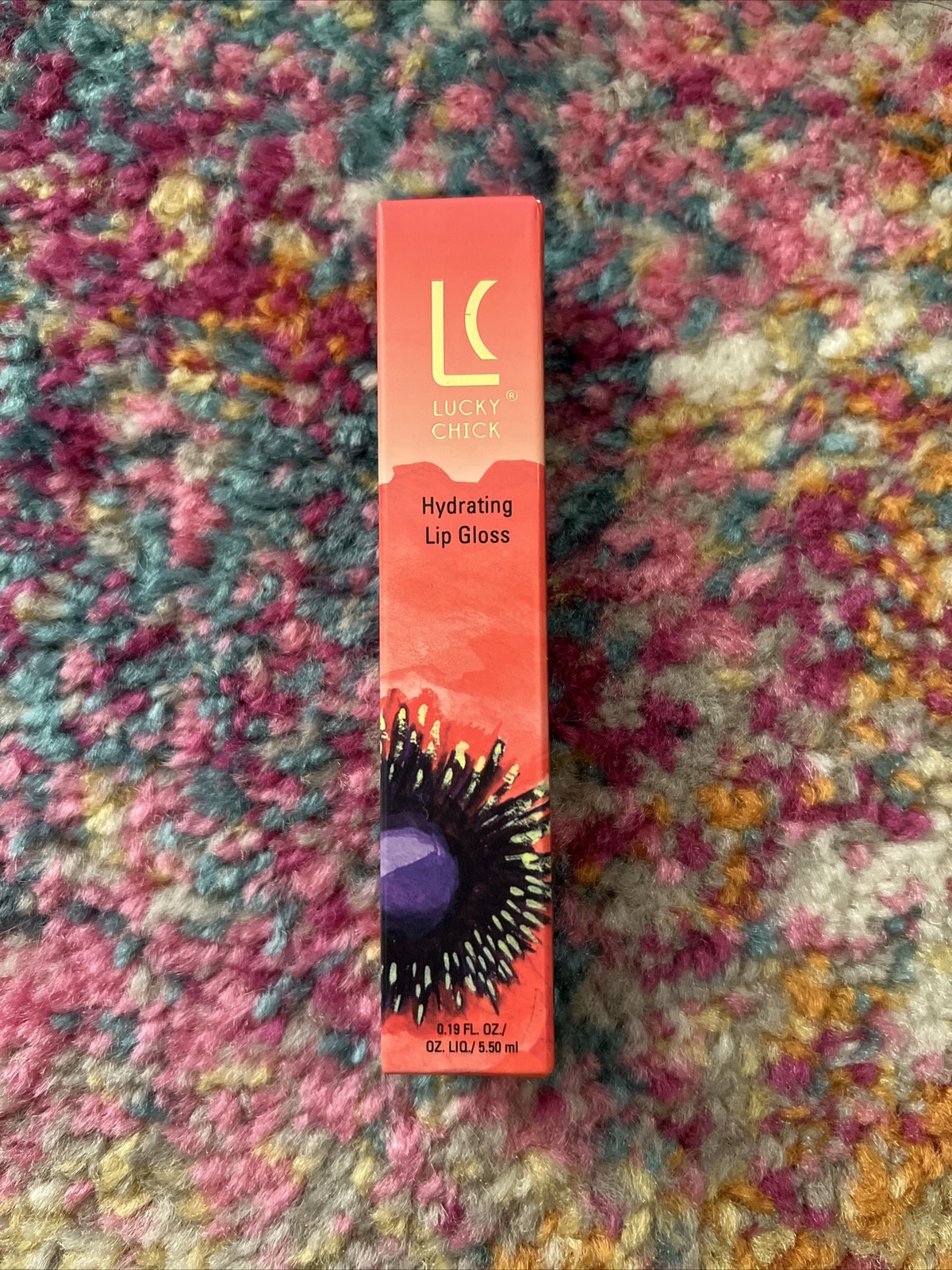 LUCKY CHICK Hydrating Lip Gloss PARADISE 0.19oz Full Size New in Box