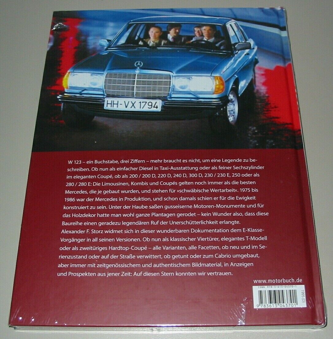 Thumbnail - Bildband Mercedes Benz W 123 Das Meistgebaute Modell 1975 - 1986 Buch