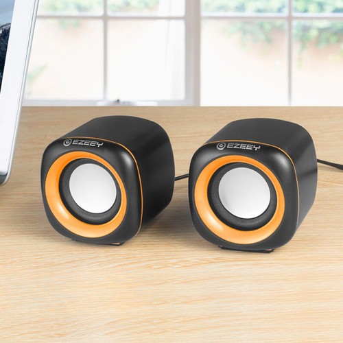Hifi Mini Desktop Wired USB Computer Dual Speakers For Laptop PC Suround Stereo - Photo 20/20