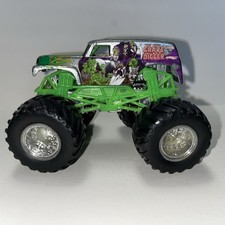 Spin Master Monster Jam Grave Digger CHROME Bad To The Bone 1/64