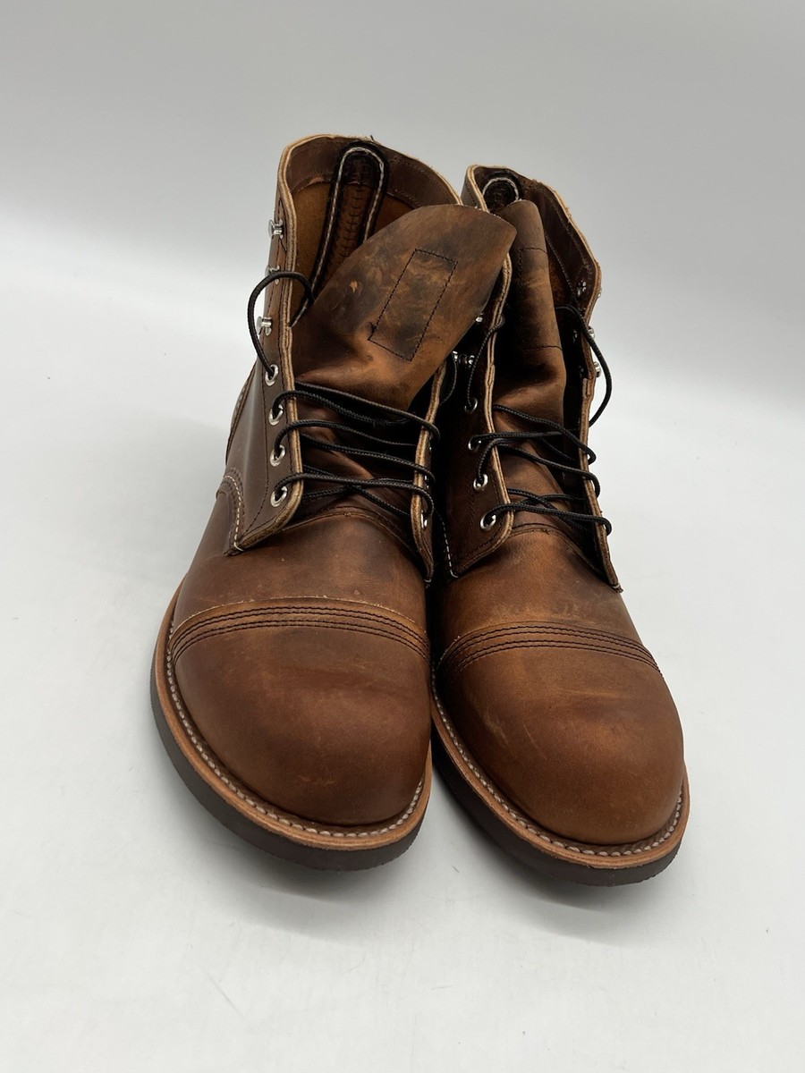 Red Wing Shoes Iron Ranger Heritage 8085 Men's Copper Rough Tough