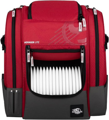 Voyager Lite Backpack Disc Golf Bag (Burgundy/Dark Gray)