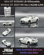 Mini GT NISSAN LB-Silhouette WORKS GT 35GT-RR Ver.1 – Matt Grey #1248 1/64