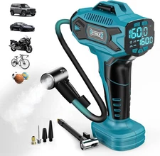 Cordless Tire Inflator Air Compressor Compatible with Makita 18V Battery  160PSI