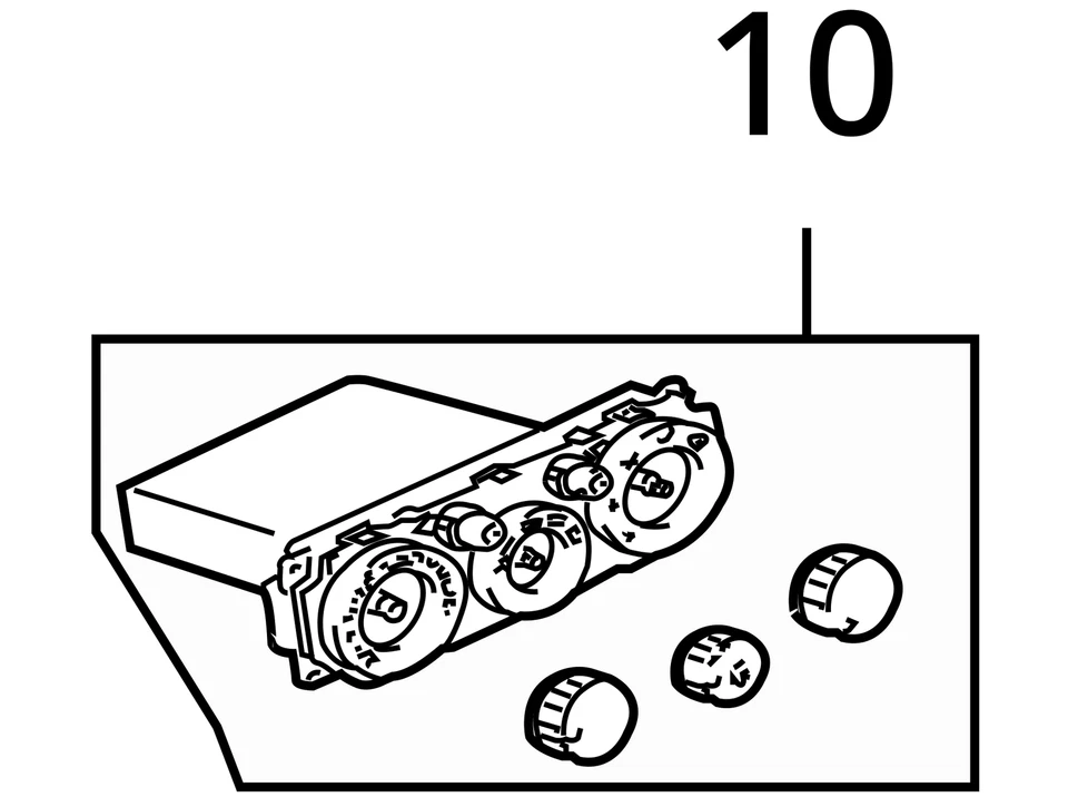 Control de temperatura manual Control de temperatura compatible con 06-11 ENDEAVOR 730950 Foto 4 de 4