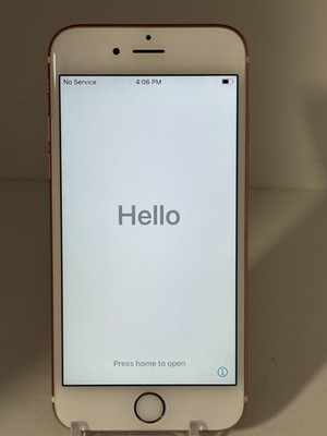 Apple iPhone 6S Model A1688  Rose gold Tested working unlocked, reset 64GB