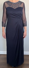 Navy Long Formal Dress Size 8 Petite