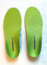 Superfeet All-Purpose Support High Arch Insoles Green Sz A Youth 13.5-2 No Box