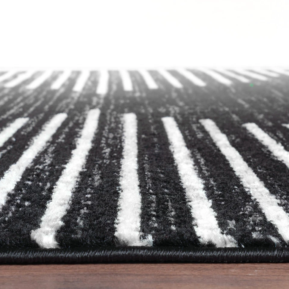 Tapete de área Rugshop tapetes listrados boêmios para sala de estar tapete de quarto tapete de quarto de hóspedes - Imagem 3 de 4