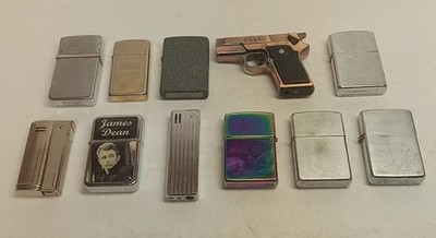 Vintage Lighter Collection 11 Total 1950-2010  Zippo Imco Noble Nimrod Star