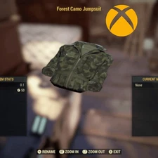 Fallout 76 Forest Camo Jumpsuit (XBOX)