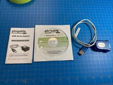 Plugable USB to Serial Adapter, Windows, Mac, Linux, RS-232DB9 Connector