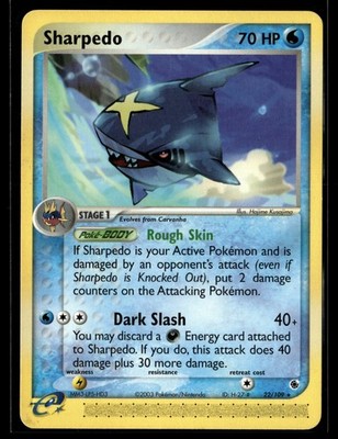 Pokemon TCG Ruby and Sapphire #22/109 Sharpedo