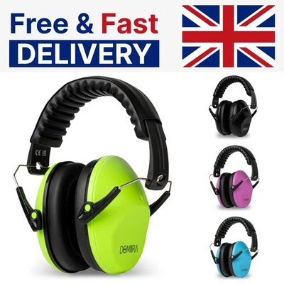 DOMIRA Noise Cancelling Headphones - Ear Defenders For Kids SNR 26 DB Earmuffs Autism
