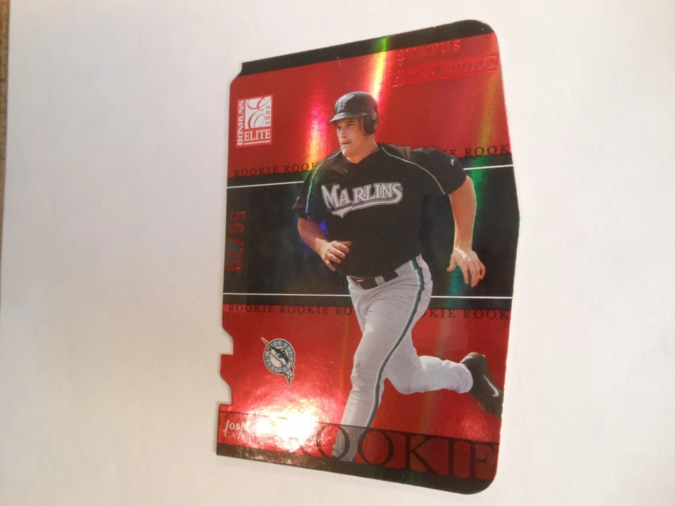 2003 Donruss Elite Extra Edition - Josh Willingham #37 Status Red Die-Cut /70... - Image 2 of 4