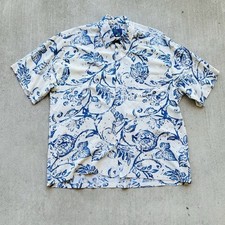 Vintage Jams World Hawaiian Shirt 100 Rayon Toku Aloha Camp USA Made