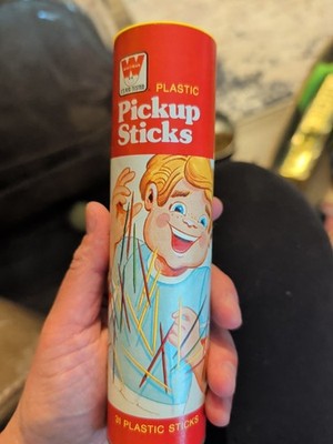 Whitman Pickup Sticks 1975 Plastic Family Strategy Game Complete 