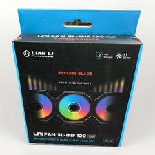 Lian Li UNI FAN SL-INF Reverse Blade Black Single Pack 120 mm UF-RSLIN120-1B