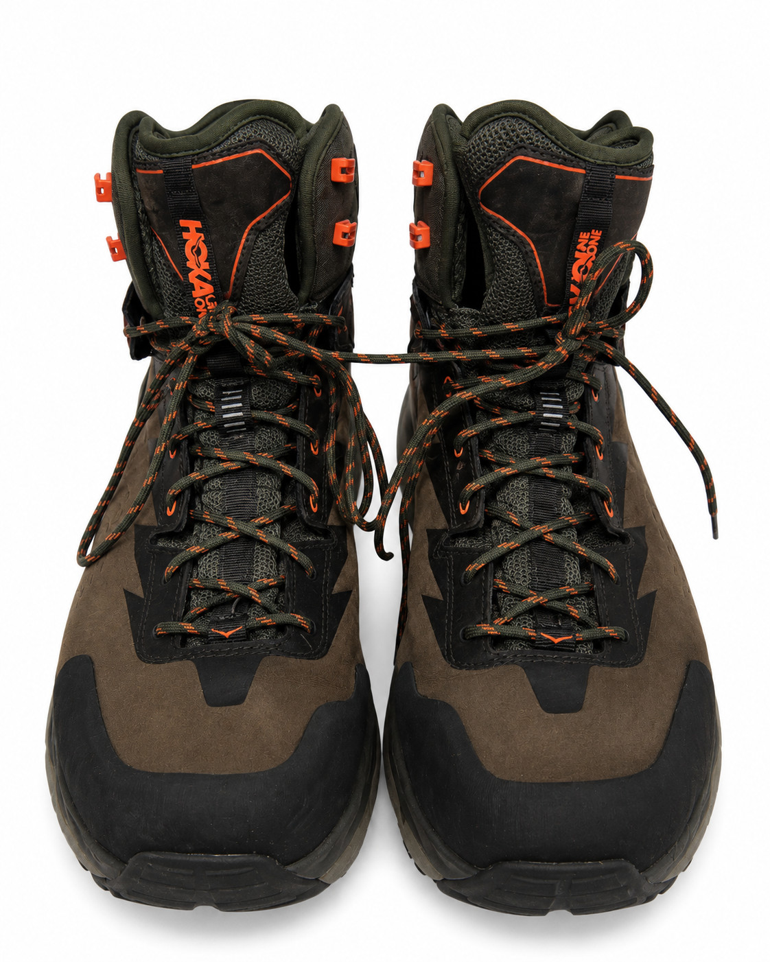 HOKA Kaha GTX Hiking Boots Men's Size 13 Gore-Tex Vibram Olive/Brown 1122030