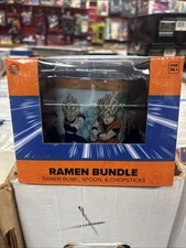Dragonball Z RAMEN BUNDLE RAMEN BOWL SPOON & 2 CHOPSTICKS DRAGON BALL Z  SAIYANS