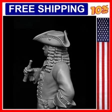 75MM resin unpainted model kit, military theme, Swedish artillery officer 18t...