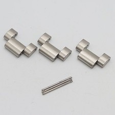 GUCCI Genuine 3 Link Dive 136.2 Unisex Watch Bracelet Parts Silver Color 20mm