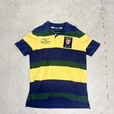 Polo Ralph Lauren Rugby Shirt Mens Large RLFC Crest Colorblock Chief Keef