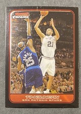 2006 Bowman Chrome Tim Duncan #20