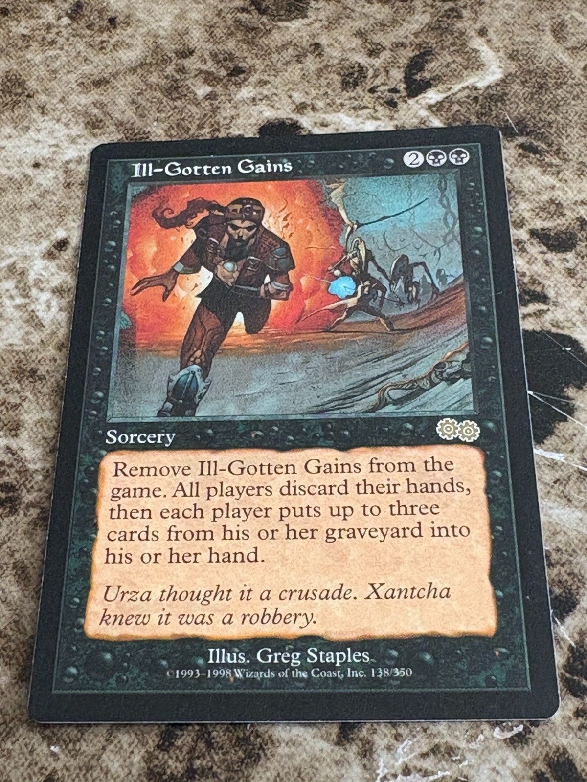 ILL-GOTTEN GAINS Magic MTG Urza's Saga LP