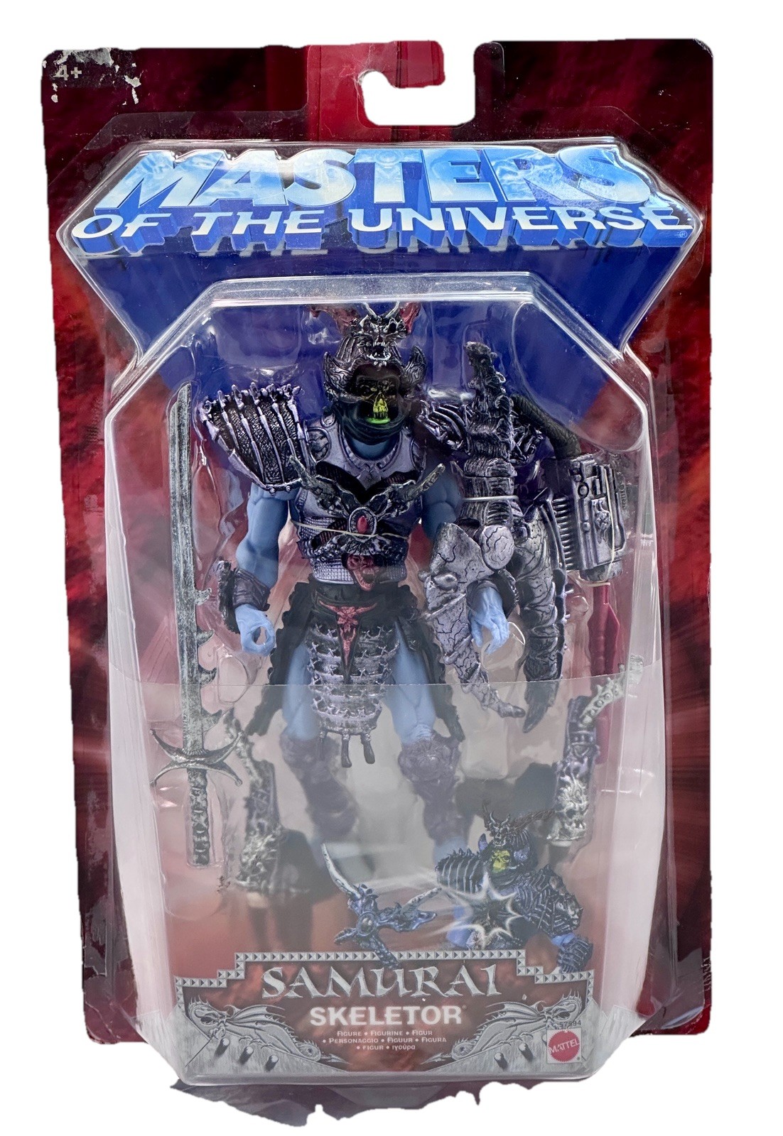 Samurai Skeletor 200X Masters Of The Universe Motu 2002 Mattel Euro Card