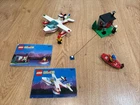 LEGO 1817 Airline Promo Sea Plane with Hut and Boat Town 100% Complete!