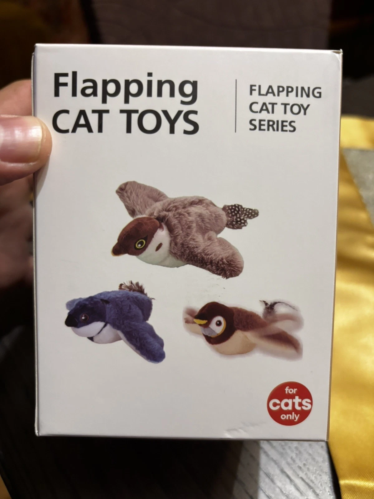 2025 New Interactive Chirping Bird Cat Toy, Flying Bird Cat Toy Stimulating Play