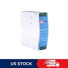MEAN WELL NDR-120-48 Industrial DIN Rail Power Supply Single Output 48V 120W