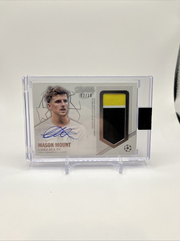 2023 Topps Dynasty UEFA Champions League Mason Mount /10 Patch Auto
