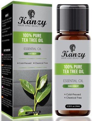 Kanzy Teebaumöl 10 Ml, Kaltgepresstes Teebaumöl Für Shampoo, Haut, Gegen Pickel,