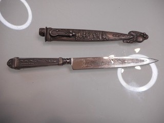 argentina gaucho feststehendes Antik Messer Antik siehe fotos