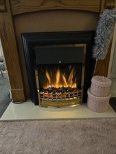 Electric Fire  Artificial Flame And Coals  Very Warming To Look At