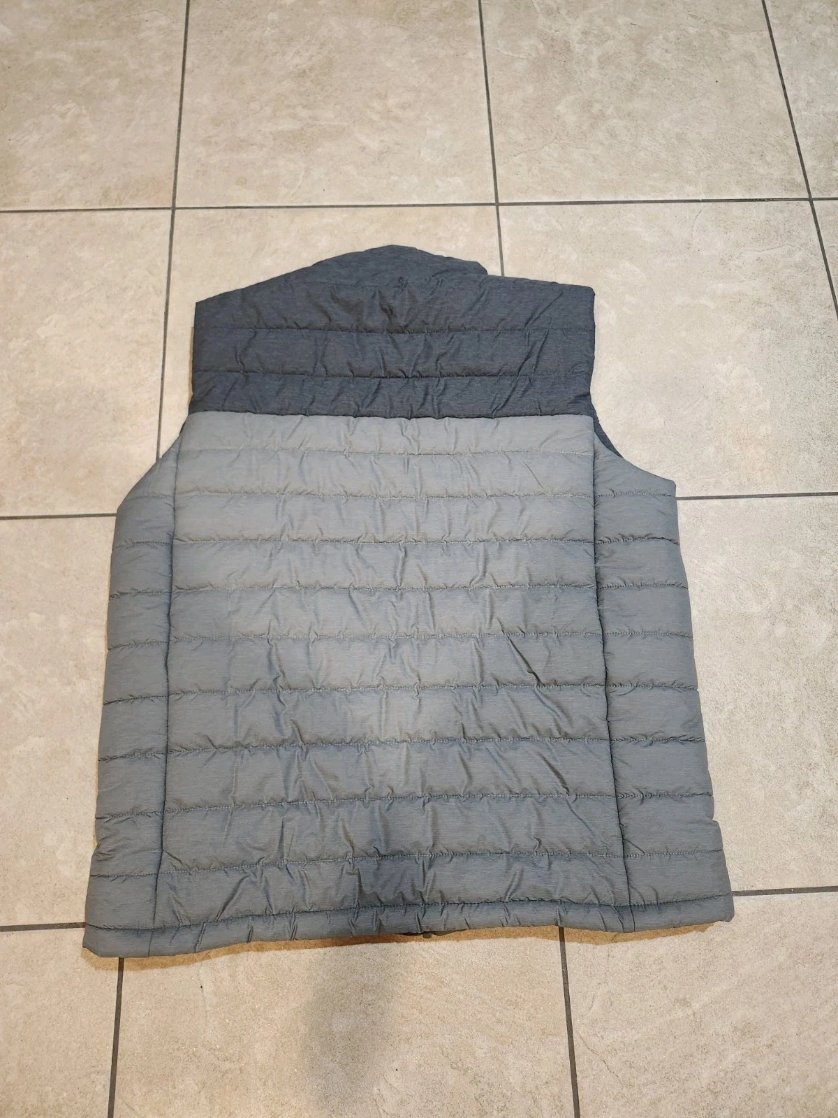 NWT Venustas Heated Puffer Vest Gray Mens Large No Battery image 12