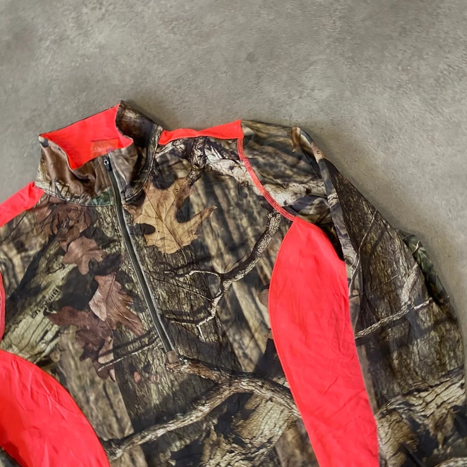 Sudadera Real Tree para mujer XL 1/2 cremallera camuflaje ropa deportiva jersey, verde Foto 3 de 4