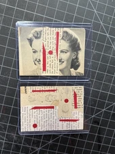 ACEO Mixed Media Analog Collage Art – Pair of 2 - OOAK Original Signed