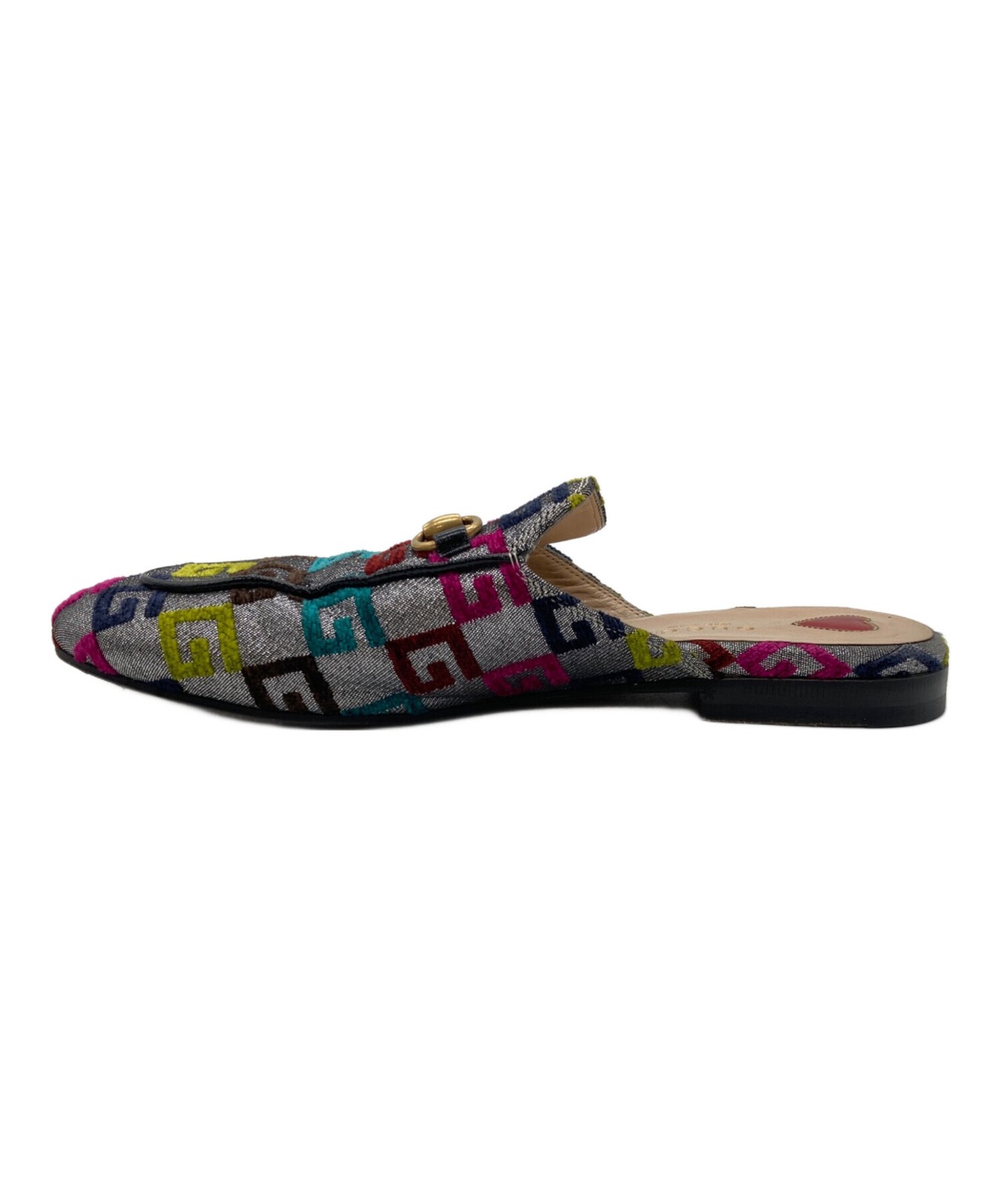 GUCCI Sandals Shoes Mule Horse bit EU 36.5 US 6.5 Multicolor Authentic thumbnail 19