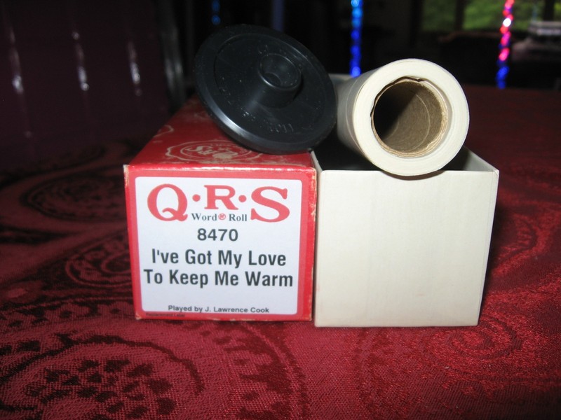 I've Got My Love To Keep Me Warm - QRS Player Piano Roll #8470: Hear It Play!
